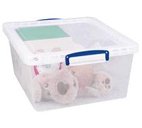 Carta trasparente inseribile, Plastica, Transparent Clear, 17.5 Litre Nestable Clear Pack of 3 in Card