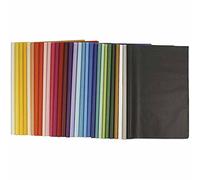 Carta velina, Foglio 50x70 cm, 14 g, colori asstd, 300 fogli - NUOVO