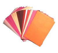 Carta velina per scrapbooking, 100 fogli/lotto di carta da lucido traslucida for calligrafia, fogli scrittura artigianale, velina A5, 210 * 140 mm(Rose mix color)