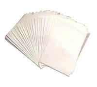 Carta velina per scrapbooking, 100 fogli/lotto di carta da lucido traslucida for calligrafia, fogli scrittura artigianale, velina A5, 210 * 140 mm(Solid white)