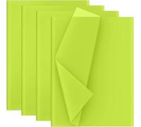 Carta velina verde chiaro, 50 x 70 cm, 30 fogli, carta velina di qualità per artigianato, confezioni regalo, progetti fai da te, ideale per decorazioni per feste, arte e artigianato con la carta