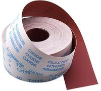 Carta vetrata abrasiva impermeabile, rotolo di tela smeriglio a grana 240, rotolo di tela vetrata morbida flessibile strappata a mano for la lucidatura della levigatura del legno del vetro del metallo