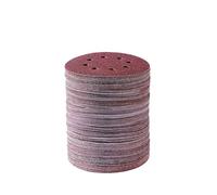 Carta vetrata per Legno, 10 Dischi abrasivi da 5 Pollici a 8 Fori, Carta vetrata Adesiva con Gancio e Anello, levigatrice orbitale Casuale da 125 mm, Grana 40-3000(150)