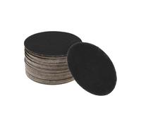 Carta vetrata rotonda 75x75mm grana 2000, 100pz, nera