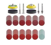 Carta vetrata rotonda da 2 pollici, grana 80-3000, disco abrasivo for lucidatura, utensili rotanti a cambio rapido for il restauro dei fari delle auto, 240 pezzi