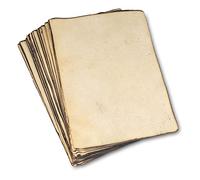 Carta Vintage Antica Fatta a Mano con Bordo Bruciato - Confezione da 50, Formato A4 - Carta per Fogli Sciolti, Acquerello, Scrittori, Inviti, Carta Riciclata, Spessore 150 GSM - 21x30 cm