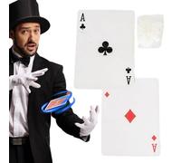 Carta Volante Dita Punta | Torri Di Magia Al Poker All'ingrosso Piano Torre Di Magia Di Strada - Galleggiante Volante Carta Da Giocare Accessori Magici Ufo Carta Torri Di Magia All'ingrosso Piano
