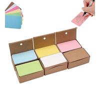 Carta Vuota, Carta di Messaggio, Carte di Carta Kraft, Cartoncini Colorati, Biglietti da Visita Vuoti in Carta Kraft Colorata, per DIY, Graffiti, Festa, Ufficio, 600 Pezzi
