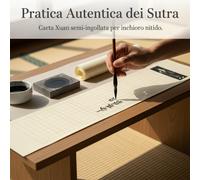 Carta Xuan per Copiare Sutra del Cuore e Pratica Calligrafica, per meditazione