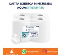 CARTAIGIENICA mini jumbo LUCART AQUASTREAM 150 - 1 confezione