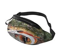 Cartamo Flying Fish Running con cinturino regolabile per donna Uomo Sport Fitness Portafoglio a mani libere