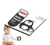 Carte ad alto contrasto per e bambini Stimolazione visiva e sensoriale per l'educazione dello sviluppo cognitivo - Carte educative con immagini in bianco e nero per il neonato stile Montesori