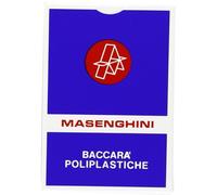 Carte Baccarà 75 Masenghini 100% Cartoncino Triplex Telate Calandrate Blu/Rosse