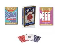 Carte Bicycle-Trio del Baro DELUXE (Svengali+Invisible+Standard) colore Blu