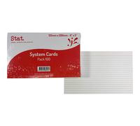 Carte con sistema a regole statistiche, 100 pezzi, bianche, qualità classica, pe