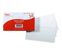 Carte con sistema a regole statistiche, 100 pezzi, bianche, qualità classica, pe