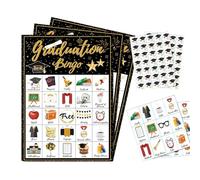 Carte Da Bingo Della Laurea Set per 24 Giocatori per la Festa di Diploma