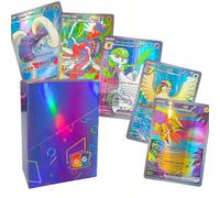 Carte da collezione Pokémon, edizione flash card Charizard Pikachu Blastoise, gioco fai da te PTCG, carte personalizzate come regalo, giocattoli, hobby, collezioni, gioco, carte anime 100 pezzi 99EX 1