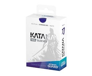 CARTE DA COLLEZIONE ULTIMATE GUARD Katana Sleeves - Set da 100 bustine, Blu