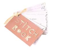 Carte da cucito, Libro da cucito 6x3 pollici Mini carte creative fai-da-te 17 pagine Varie tecniche, Libri interessanti per il ricamo e gli appassionati per l'uso quotidiano