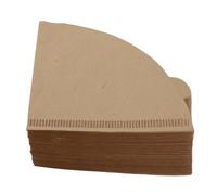 Carte da filtro per caffè, 100 pezzi Carte da filtro per caffè non sbiancate Coni Tazze Brewer Espresso Colino Gocciolatore Cono Accessorio per Cafe Office Home Kitchen (V01 Non Sbiancato 100pz)