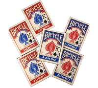 Carte da gioco Bicycle Jumbo Index - 6 mazzi