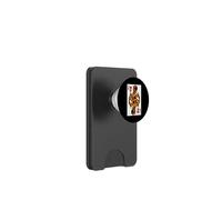 Carte da gioco Black African American Queen of Hearts PopSockets PopWallet per MagSafe