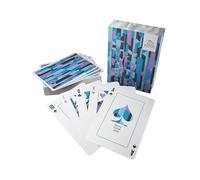 Carte da Gioco Bullets, Carte Dazzle, Cardistry, 52 Foglie Compresi 2 Jolly, Carte Magiche (Blu)