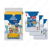 Carte da gioco Cookie Run Kingdom Happy Holidays mazzo da poker gioco d'azzardo