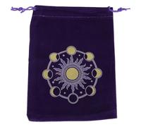 Carte da gioco da tavolo Coulisse Borsa Tarocchi Velluti Borsa Gioielli Sacchetti Oracoli Organizzatori di Carte Stregoneria Forniture, F