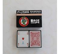 CARTE DA GIOCO DAL NEGRO RAMINO NTP LONG LIFE DORSO FLOREALE (DN500026)
