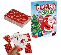Carte Da Gioco Di Natale | Classico Gioco Di Carte Famiglia Per E Adulti | Gioco Da Tavolo Vacanze per La Vigilia Di Natale,feste, Raduni E Intrattenimento A Casa