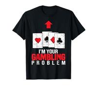 Carte da gioco di progettazione del poker grafiche per il giocatore di poker Maglietta