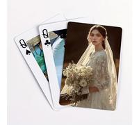 Carte da gioco fotografiche personalizzate per coppie, regalo di matrimonio, anniversario e San Valentino per lui/lei, finitura lucida 300 g/m², mazzo di 54 carte con i tuoi ricordi