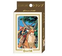 Carte da gioco Japan Studio Ghibli Princess Mononoke Trump piene di scena