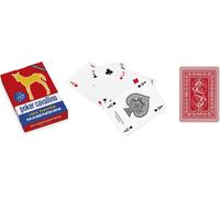 Carte Da Gioco - Masenghini: Carte Da Gioco Poker Cavallino Oro Plastica Rosso