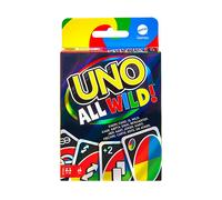 Mattel Games UNO All Wild Gioco di Carte per Famiglie e Bambini 7+ Anni Multicolor