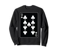 Carte da gioco Nine of Clubs Felpa