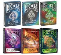 Carte da gioco per biciclette, serie Stargazer 6-Deck Collector's Bundle | New Moon, Observatory, Nebulosa, Falling Star Stargazers 201 & Stargazer 202 Carte da gioco