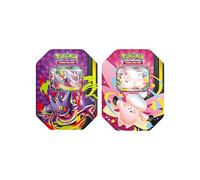 Pokémon tin da collezione mega chiarodiluna assortito
