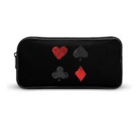 Carte da gioco Poker Cuore Matita Astuccio, Alta Capacità, Astuccio Divertente Stoccaggio