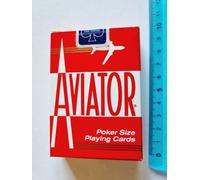 CARTE DA GIOCO SIGILLATE AVIATOR POKER BRIDGE VINTAGE ORIGINAL PLAYING CARDS NEW