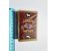 CARTE DA GIOCO SIGILLATE LOGAN DE LUXE 1195 POKER ORIGINAL VINTAGE PLAYING CARD