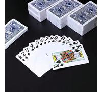 Carte da gioco spesse, carte da poker robuste e resistenti, adatte per uso domestico, sale da gioco, gioco del padrone di casa, all'ingrosso dalla fabbrica Tagli UnicaCarta tessile