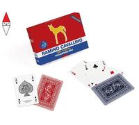 CARTE DA GIOCO TEODOMIRO DAL NEGRO CARTE RAMINO CAVALLINO ORO