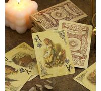 Carte da gioco vintage di Alice, periferiche creative di alta qualità e carini, amici da collezione per la scrivania, gioco di raccolta creativo e personalizzato, carte da gioco per feste e da tavolo,