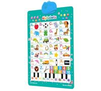 Carte da Parete Parlanti per Bambini | Gioco Piano Con Canzoni Interattive - Poster Educativo Con Numeri Animali E Vocabolario - Per Bambini Da 1 A 6 Anni Genitori Asilo Scuola Casa Sala Giochi Aula