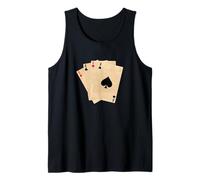 Carte da Poker Assi Cuore Picche Croce Diamanti Canotta
