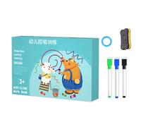 Carte da Ricalco Bambini - Controllo Penna Apprendimento Cancellabile - Carte di Pratica di Ricalco e Giocattoli per Motricità Fine,Per Gioco Educativo Interazione Ragazzi e Ragazze Casa