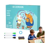 Carte da Ricalco per Bambini | Giocattoli Educativi Cancellabili e Riutilizzabili | Carte da Scrivere per Bambini Giocattoli per Scrittura | Per Casa Asilo Gioco Educazione E Feste Di Compleanno